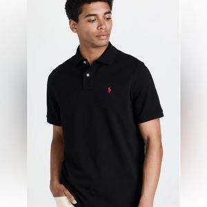 Polo by Ralph Lauren Classic Fit Performance Polo Shirt Lg Tall in Polo Black